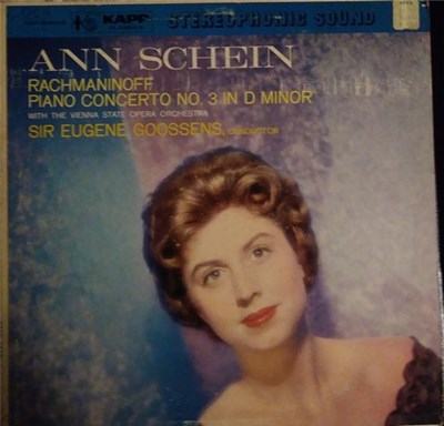 Ann Schein, Rachmaninoff, The Vienna State Opera Orchestra, Sir Eugene Goossens - Piano Concerto No. 3 In D Minor download mp3 flac