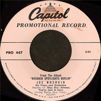 Joe Bushkin, His Piano And Orchestra - Bushkin Spotlights Berlin download mp3 flac