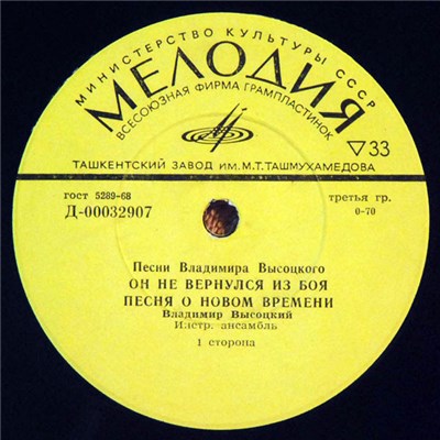 Владимир Высоцкий - Песни Владимира Высоцкого (Он Не Вернулся Из Боя) download mp3 flac