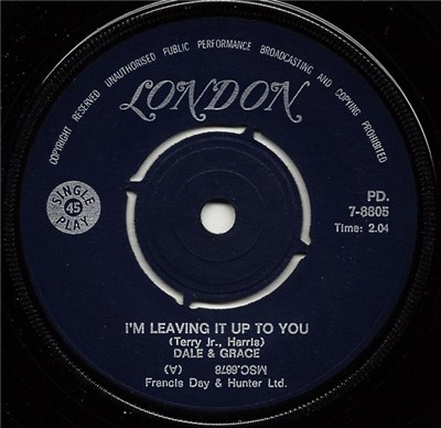 Dale & Grace - I'm Leaving It Up To You download mp3 flac