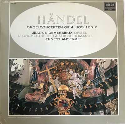 Handel, Jeanne Demessieux, L'Orchestre De La Suisse Romande, Ansermet - Orgelconcerten Op. 4 Nos. 1 & 2 download mp3 flac