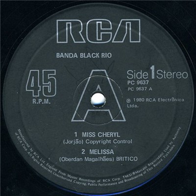 Banda Black Rio - Miss Cheryl download mp3 flac