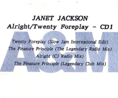 Janet Jackson - Alright / Twenty Foreplay CD1 download mp3 flac