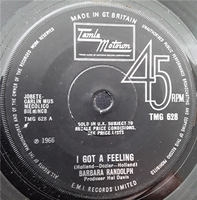 Barbara Randolph - I Got A Feeling download mp3 flac