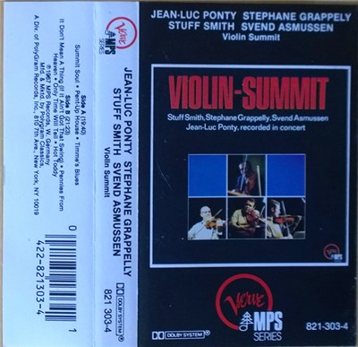Stuff Smith, Stephane Grappelly, Svend Asmussen, Jean-Luc Ponty - Violin-Summit download mp3 flac