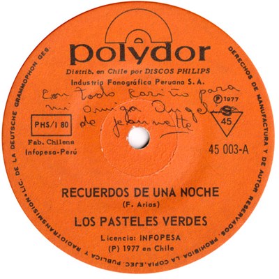 Los Pasteles Verdes - Recuerdos De Una Noche / Hipocrecía download mp3 flac
