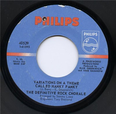 The Definitive Rock Chorale - Variations On A Theme Called Hanky Panky download mp3 flac