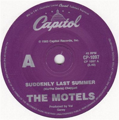 The Motels - Suddenly Last Summer download mp3 flac