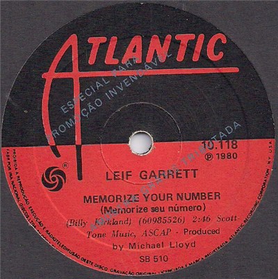 Leif Garrett - Memorize Your Number download mp3 flac