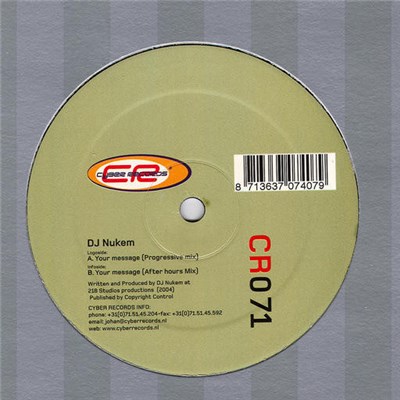 DJ Nukem - Your Message download mp3 flac