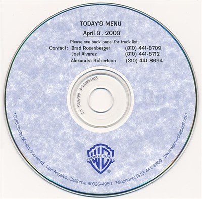 Various - Today's Menu (April 3, 2003) download mp3 flac