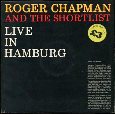 Roger Chapman And The Shortlist - Live In Hamburg download mp3 flac