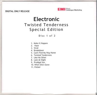 Electronic - Twisted Tenderness download mp3 flac