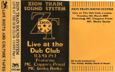 Zion Train Sound System - Live At The Dub Club 11.3.93 Pt.1 download mp3 flac