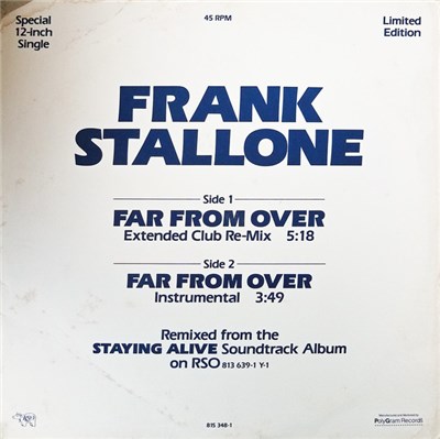 Frank Stallone - Far From Over download mp3 flac