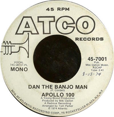 Apollo 100 - Dan The Banjo Man download mp3 flac