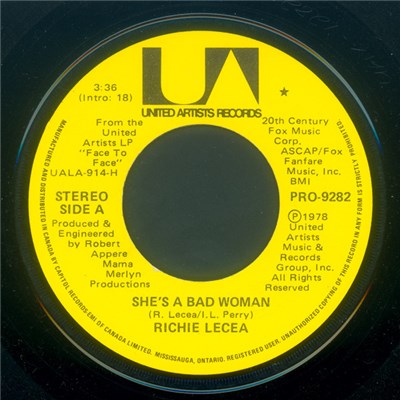 Richie Lecea - She's A Bad Woman download mp3 flac