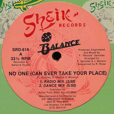 Balance - No One (Can Ever Take Your Place) download mp3 flac