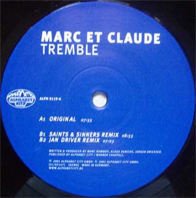 Marc Et Claude - Tremble download mp3 flac