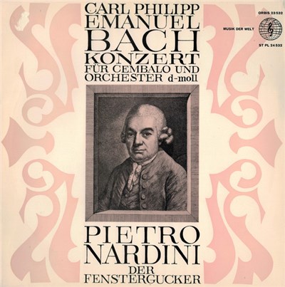 C.Ph.E. Bach / Pietro Nardini - Konzert Für Cembalo Und Orchester D-Moll download mp3 flac