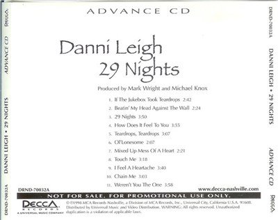 Danni Leigh - 29 Nights download mp3 flac