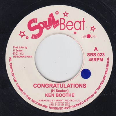 Ken Boothe - Congratulations download mp3 flac