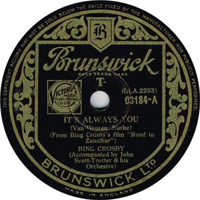 Bing Crosby - It's Always You / You Lucky People, You download mp3 flac