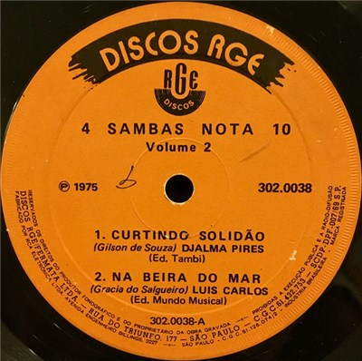 Various - 4 Sambas Nota 10 Volume 2 download mp3 flac