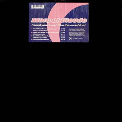 Marc Et Claude - I Need Your Lovin' (Like The Sunshine) download mp3 flac