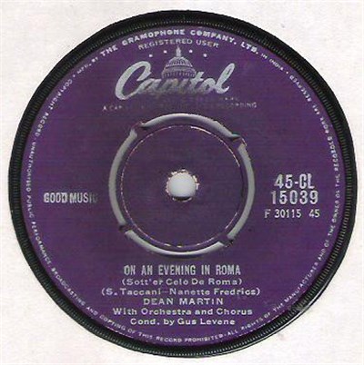 Dean Martin With Orchestra & Chorus - On An Evening In Roma / You Can't Love 'Em All download mp3 flac