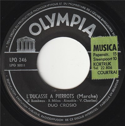 Duo Crosio - L'Ducasse A Pierrots / Foire Du Midi download mp3 flac