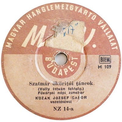 Fővárosi Népi Zenekar - Szatmár Ököritói Táncok / Újfalusi Verbunk ... download mp3 flac