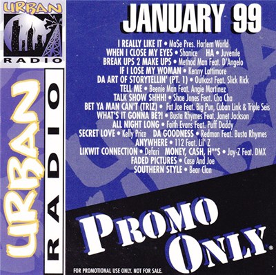 Various - Promo Only Urban Radio: January 1999 download mp3 flac