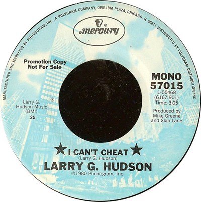 Larry G. Hudson - I Can't Cheat download mp3 flac