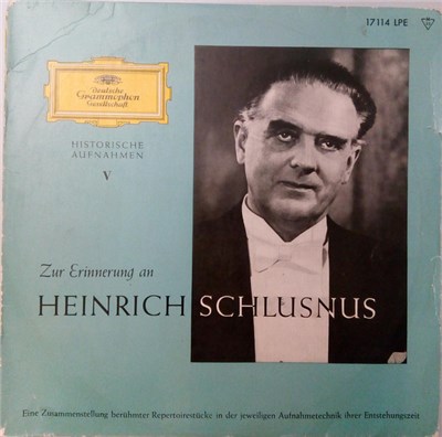 Heinrich Schlusnus - Zur Erinnerung An Heinrich Schlusnus download mp3 flac