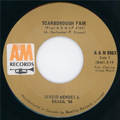 Sérgio Mendes & Brasil '66 - Scarborough Fair / Canto Triste download mp3 flac