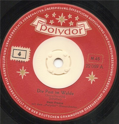 Hans Freese Mit Dem "Polydor"-Blasorchester - Die Post Im Walde download mp3 flac