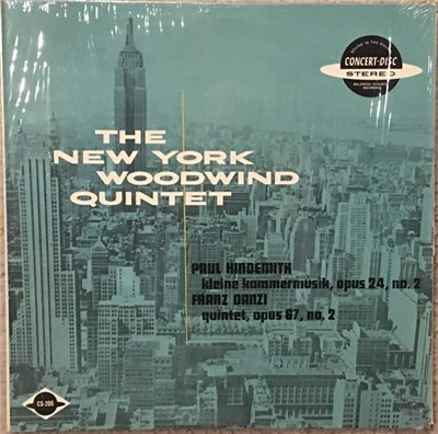 Paul Hindemith / Franz Danzi - New York Woodwind Quintet - Kleine Kammermusik Opus 24, No. 2 / Quintet Opus 67, No. 2 download mp3 flac