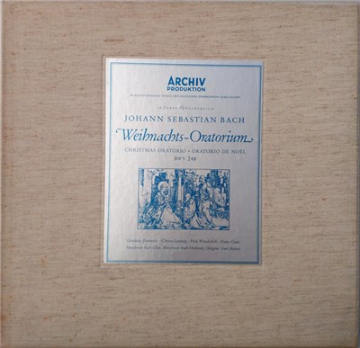 Johann Sebastian Bach / Gundula Janowitz, Christa Ludwig, Fritz Wunderlich, Franz Crass, Münchener Bach-Chor, Münchener Bach-Orchester, Karl Richter - Weihnachts-Oratorium • Christmas Oratorio • Oratorio De Noël, BWV 248 download mp3 flac