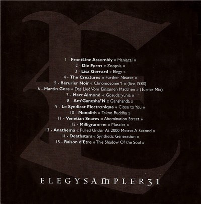 Various - Elegy Sampler 31 download mp3 flac