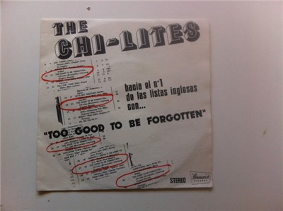 The Chi-Lites - Too Good To Be Forgotten download mp3 flac