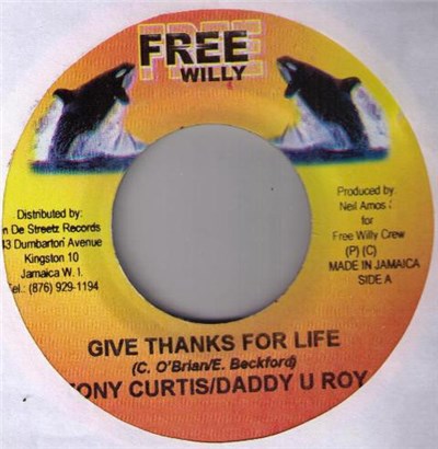 Tony Curtis & Daddy U Roy / Screechie - Give Thanks For Life / Love download mp3 flac