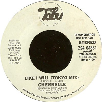 Cherrelle - Like I Will (Tokyo Mix) download mp3 flac