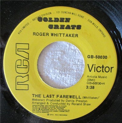 Roger Whittaker - The Last Farewell / Paradise download mp3 flac