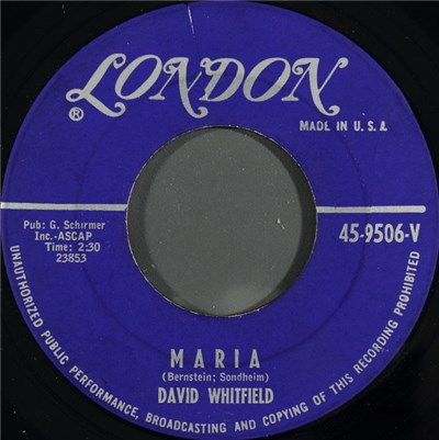 David Whitfield - Maria download mp3 flac
