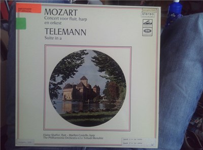 Yehudi Menuhin, The Philharmonia Orchestra, Elaine Shaffer, Marilyn Costello - Mozart: Flute & Harp Concerto / Telemann: Suite For Flute & Strings download mp3 flac