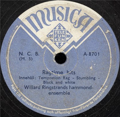 Willard Ringstrands Hammondensemble - Ragtime Hits / Novelty Hits download mp3 flac