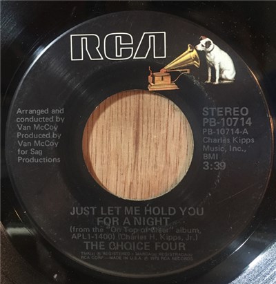 The Choice Four - Just Let Me Hold You For The Night / Come Down To Earth download mp3 flac