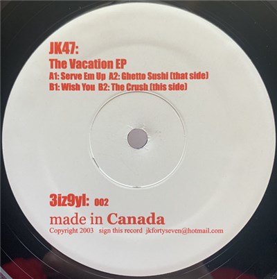 JK47 - The Vacation EP download mp3 flac
