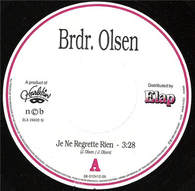 Brdr. Olsen - Je Ne Regrette Rien download mp3 flac